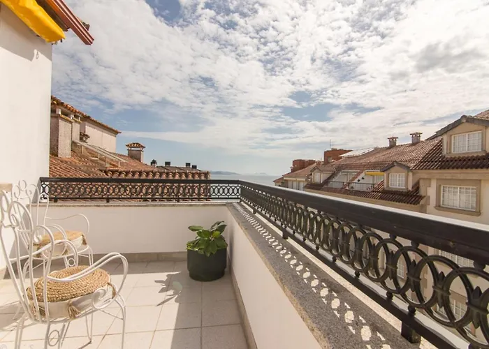Desconectaengalicia ático Vidal Rocha, Terraza Y Vistas Apartamento Sanxenxo